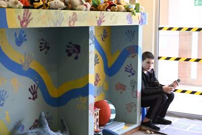 Już ponad stu uchodźców zakwaterowano w dawnej galerii Plaza. Przygotowano 390 miejsc - zdjęcie 19