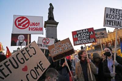 „Putin idi nahui“. Manifestacja poparcia dla walczącej Ukrainy - zdjęcie 11