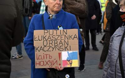 „Putin idi nahui“. Manifestacja poparcia dla walczącej Ukrainy - zdjęcie 3