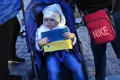 „Putin idi nahui“. Manifestacja poparcia dla walczącej Ukrainy - zdjęcie 22