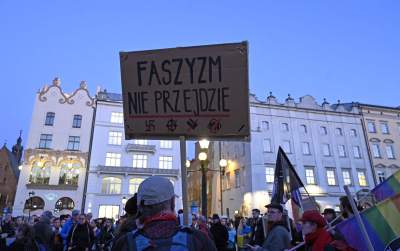 „Putin idi nahui“. Manifestacja poparcia dla walczącej Ukrainy - zdjęcie 13