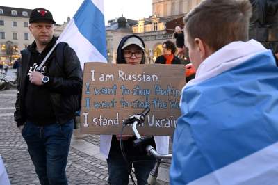 „Putin idi nahui“. Manifestacja poparcia dla walczącej Ukrainy - zdjęcie 8