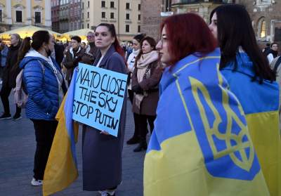 „Putin idi nahui“. Manifestacja poparcia dla walczącej Ukrainy - zdjęcie 7
