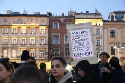 „Putin idi nahui“. Manifestacja poparcia dla walczącej Ukrainy - zdjęcie 19