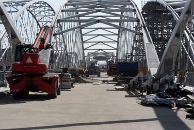 Drugi, nowy most kolejowy nad Wisłą prawie gotowy - zdjęcie 16