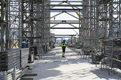 Drugi, nowy most kolejowy nad Wisłą prawie gotowy - zdjęcie 12