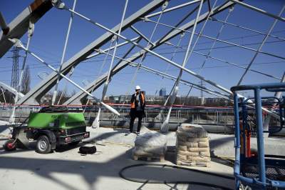 Drugi, nowy most kolejowy nad Wisłą prawie gotowy - zdjęcie 13