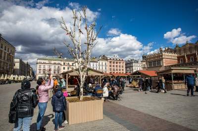 Drzewko emausowe i inne wielkanocne tradycje na Rynku, fot. Jan Graczyński - zdjęcie 7