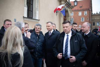Wawel: obchody 12. rocznicy katastrofy w Smoleńsku (fot. Jan Graczyński) - zdjęcie 13