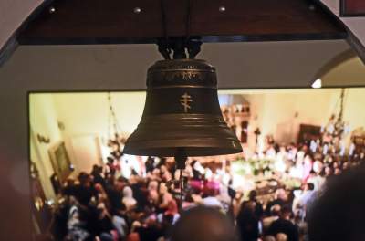 Prawosławna Wielkanoc w Krakowie, kilkugodzinna nocna liturgia - zdjęcie 19