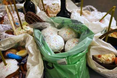 Prawosławna Wielkanoc w Krakowie, kilkugodzinna nocna liturgia - zdjęcie 43