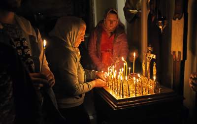 Prawosławna Wielkanoc w Krakowie, kilkugodzinna nocna liturgia - zdjęcie 9