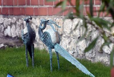 Smoczy Ogród na Wawelu, a w nim wystawa rzeźb Bronisława Chromego - zdjęcie 12