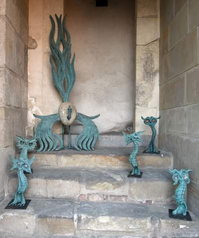 Smoczy Ogród na Wawelu, a w nim wystawa rzeźb Bronisława Chromego - zdjęcie 29