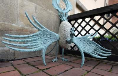 Smoczy Ogród na Wawelu, a w nim wystawa rzeźb Bronisława Chromego - zdjęcie 28