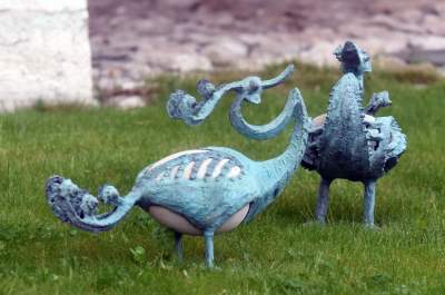 Smoczy Ogród na Wawelu, a w nim wystawa rzeźb Bronisława Chromego - zdjęcie 13