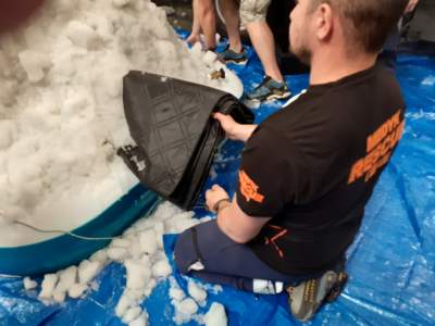 Bicie rekordu Guinnessa w długości przebywania w śniegu - zdjęcie 6