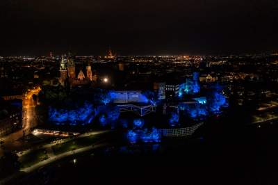 Tak Netflix wykorzystał Wawel do akcji promocyjnej. Nocny pokaz - zdjęcie 14