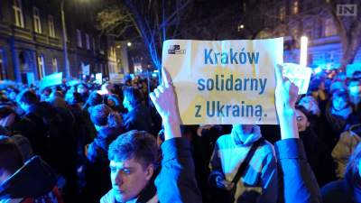 Ukraina broni się już sto dni, Kraków solidarny... - zdjęcie 15