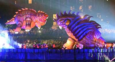 Pofrunął nawet pomnik Smoka Wawelskiego. Wielki pokaz nad Wisłą - zdjęcie 55