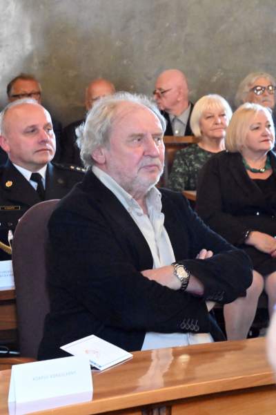 Andrzej Mleczko odbiera tytuł honorowego obywatela Krakowa, fot. Marek Lasyk - zdjęcie 12