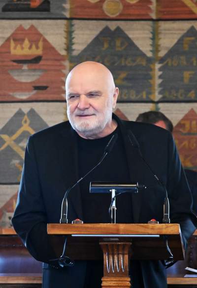 Andrzej Mleczko odbiera tytuł honorowego obywatela Krakowa, fot. Marek Lasyk - zdjęcie 28