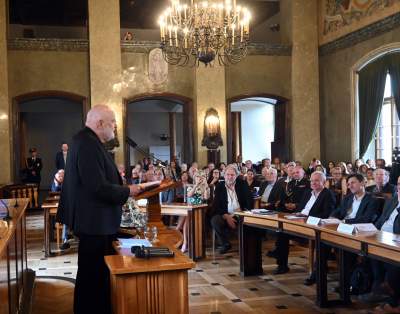 Andrzej Mleczko odbiera tytuł honorowego obywatela Krakowa, fot. Marek Lasyk - zdjęcie 27