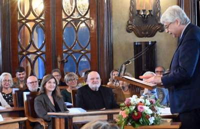 Andrzej Mleczko odbiera tytuł honorowego obywatela Krakowa, fot. Marek Lasyk - zdjęcie 14