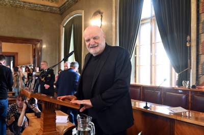 Andrzej Mleczko odbiera tytuł honorowego obywatela Krakowa, fot. Marek Lasyk - zdjęcie 24