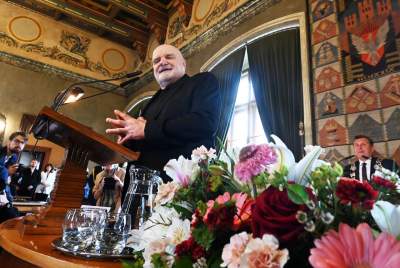 Andrzej Mleczko odbiera tytuł honorowego obywatela Krakowa, fot. Marek Lasyk - zdjęcie 22