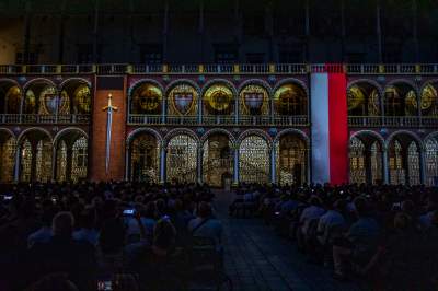 Nowy Skarbiec Koronny na Wawelu, spektakularny mapping na dziedzińcu - zdjęcie 5