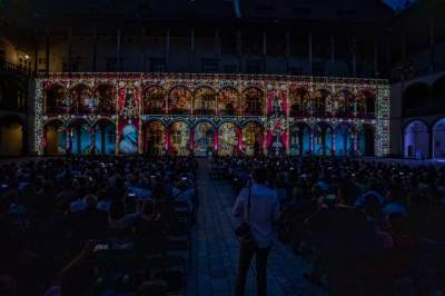 Nowy Skarbiec Koronny na Wawelu, spektakularny mapping na dziedzińcu - zdjęcie 3