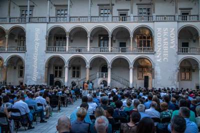 Nowy Skarbiec Koronny na Wawelu, spektakularny mapping na dziedzińcu - zdjęcie 6