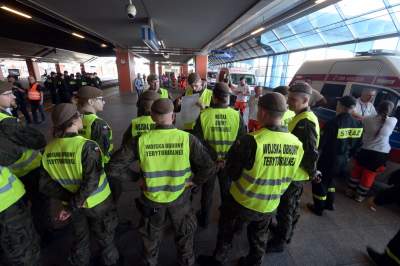 Ciężko ranni ukraińscy żołnierze dotarli do Krakowa, fot. Marek Lasyk - zdjęcie 2