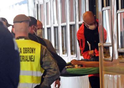 Ciężko ranni ukraińscy żołnierze dotarli do Krakowa, fot. Marek Lasyk - zdjęcie 7