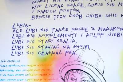 Literackie murale na szkolnym korytarzu. Kapitalny pomysł - zdjęcie 11