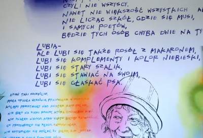 Literackie murale na szkolnym korytarzu. Kapitalny pomysł - zdjęcie 13