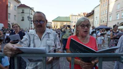 81. Krakowska Lekcja Śpiewania na Małym Rynku - zdjęcie 3