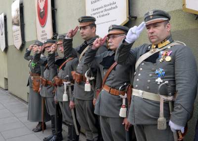 Marsz Szlakiem I Kompanii Kadrowej 2022, fot. Marek Lasyk - zdjęcie 12