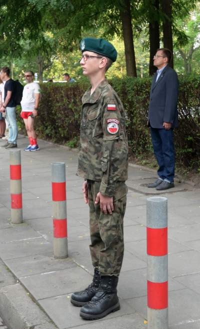 Marsz Szlakiem I Kompanii Kadrowej 2022, fot. Marek Lasyk - zdjęcie 9