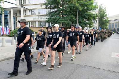 Marsz Szlakiem I Kompanii Kadrowej 2022, fot. Marek Lasyk - zdjęcie 19