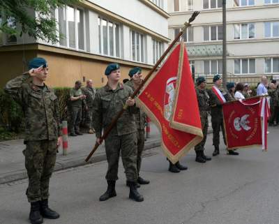 Marsz Szlakiem I Kompanii Kadrowej 2022, fot. Marek Lasyk - zdjęcie 7