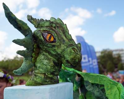 Średniowieczna osada na Błoniach, czyli huczne urodziny Smoka - zdjęcie 23