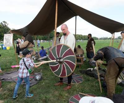 Średniowieczna osada na Błoniach, czyli huczne urodziny Smoka - zdjęcie 32