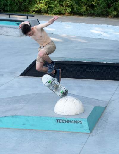 Otwarcie Skateparku na os. Widok. Użytkownicy zachwyceni - zdjęcie 8