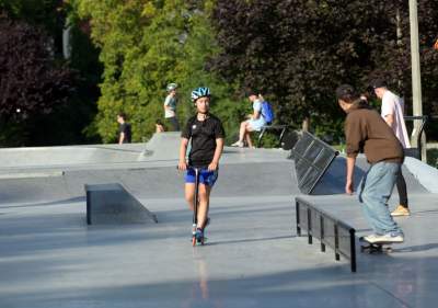 Otwarcie Skateparku na os. Widok. Użytkownicy zachwyceni - zdjęcie 11