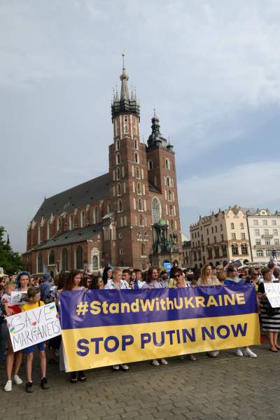 Marsz Niepodlegoci Ukrainy, fot. Marek Lasyk - zdjęcie 33