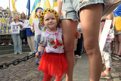 Marsz Niepodlegoci Ukrainy, fot. Marek Lasyk - zdjęcie 27