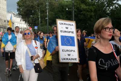 Marsz Niepodlegoci Ukrainy, fot. Marek Lasyk - zdjęcie 53