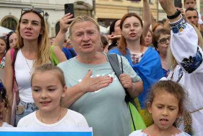 Marsz Niepodlegoci Ukrainy, fot. Marek Lasyk - zdjęcie 17